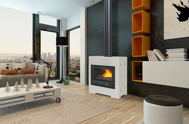 Poêles à bois contemporain CALANTHA