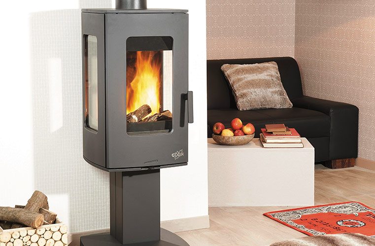 Poêles à bois contemporain CERAFONTE